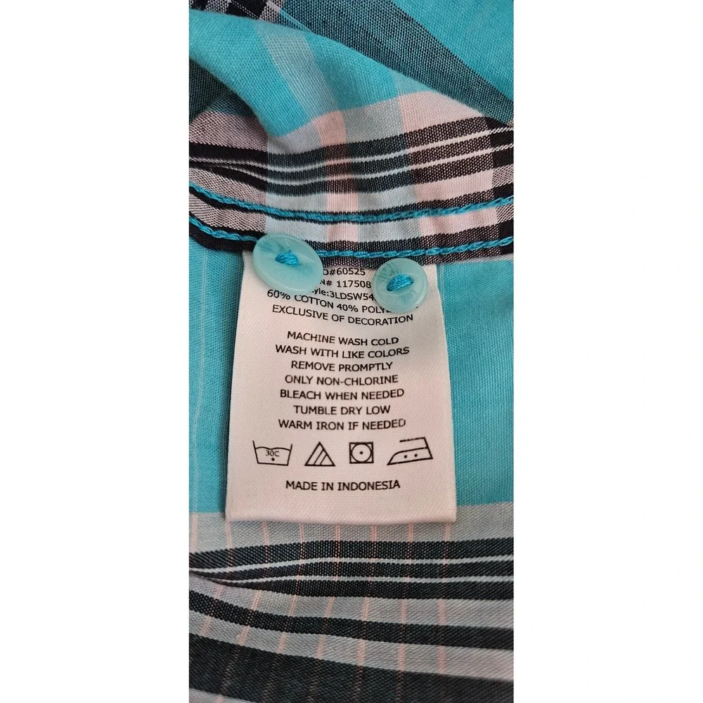 Levis Mens Short Sleeve Plaid Button Down Shirt Size‎ S Colorful Casual Preppy